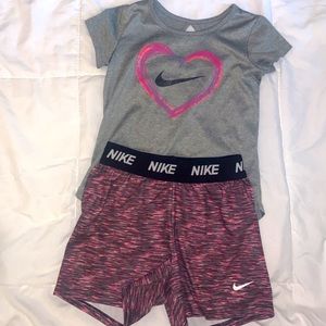 4T Nike shorts and shirt outfit